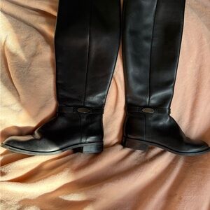 Michael Kors Black Leather Boots